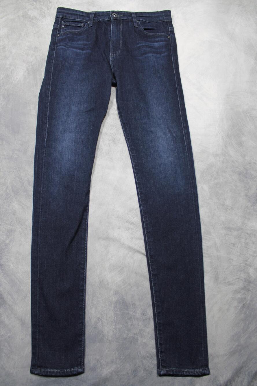 AG Adriano Goldschmied Farrah High Rise Skinny Jeans Womens 32 Dark Wash Stretch